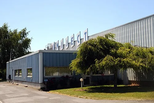 Le site industriel UNIJECT à Bapaume, dans les Hauts-de-France